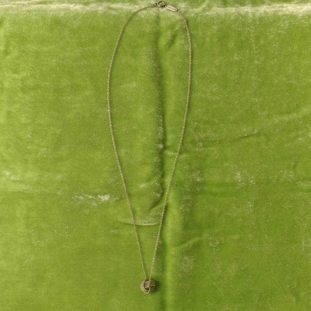Tiffany Knot Necklace 16"
